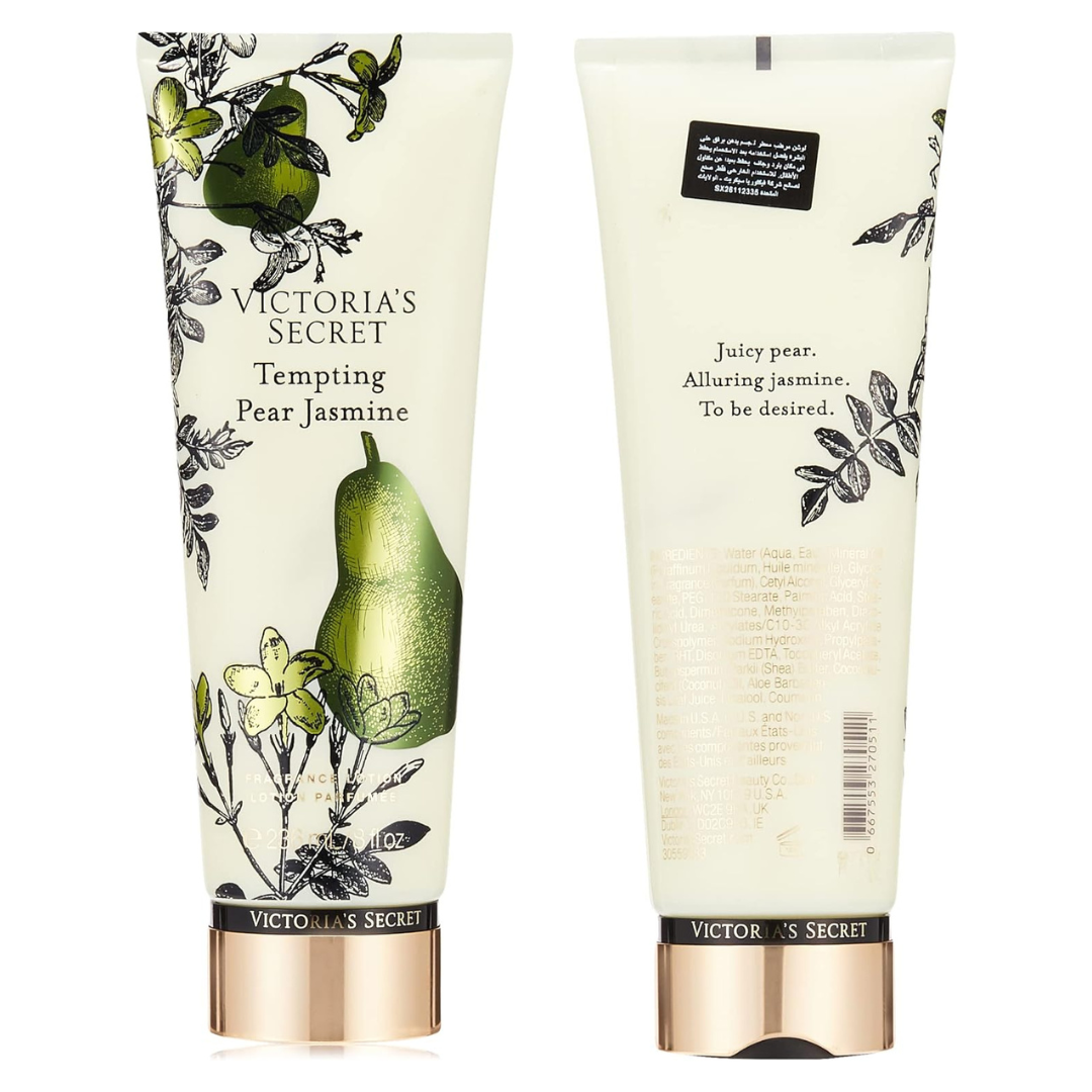 Victoria’s Secret Tempting Pear Jasmine Lotion – Fruity Floral Scent, fl  oz