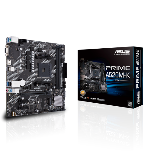 自作PCセット Ryzen 5 5600GT ASUS PRIME A520M AMD - AMD Ryzen 5 5600GT + ASUS PRIME A520M-K Motherboard